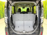 普段のお買い物や通勤、送迎等に十分な荷室スペースを確保しております。セカンドシートを倒すと、大きな荷物の積載も可能です♪