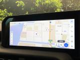 【12.3インチワイドナビ】高級感とインパクトのある大型ワイドナビを装備。各種オーディオ操作はもちろん、横長ワイド画面でのマップ2分割表示など、利便性も高いナビです♪