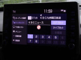 地デジ対応、フルセグデジタルTV放送が視聴できます。