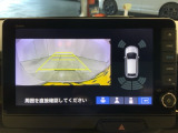 リアカメラ付で、後方をナビ画面で確認。車庫入れも安心です。もちろん、バックギアと連動しています。