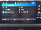 USB入力、Bluetoothオーディオに対応しています。
