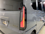 視認性がいいテールランプ。後続車にも存在をアピール。