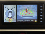 真上から見下ろしたような視点で車とその周囲を確認出来る画面と、車両後方を映し出すバックモニター画面の2つを表示してくれます。