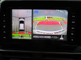 上空から見下ろしているかのように駐車できるアラウンドビューモニター。車庫入れや縦列駐車に役立ちます。