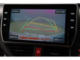 バックガイドモニターで後方の確認が出来て安心です。