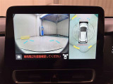 パノラミックビューモニターを装備。クルマを真上から見るように周囲を確認できます。機能の詳細はスタッフまでお問い合わせください