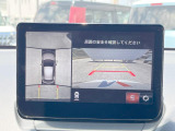 【360&deg;ビューモニター】専用のカメラにより、上から見下ろしたような視点で360度クルマの周囲を確認することができます☆死角部分も確認しやすく、狭い場所での切り返しや駐車もスムーズに行えます。