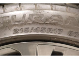 215/45R17    車両装着タイヤサイズです。 タイヤのご相談もトヨタモビリティ石川にお任せください