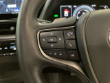 オーディオや運転支援機能などを手元で操作できるステアリングスイッチ。操作時の視線移動が少なく、安全にも貢献します。