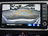 駐車時の安全確認をサポートするバックカメラも使用できます。
