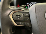 オーディオや運転支援機能などを手元で操作できるステアリングスイッチ。操作時の視線移動が少なく、安全にも貢献します。