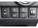 車両の各調整・OFFスイッチ等が操作しやすい位置にございます