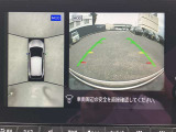 アラウンドビューモニター 駐車場での車庫入れや狭い道路での走行にカメラで確認が出来るので安心です。