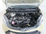 車にとって、とても大切な部分のエンジンルーム。綺麗に清掃済みで安心です。