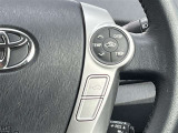 ステアリングスイッチ右側 エアコン操作スイッチ、DISPスイッチ、TRIPスイッチ、車間距離切替スイッチ。