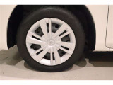■装着ホイール■  スチールホイール&車体デザインにマッチしたホイールキャップです。