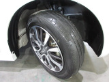 155/65R14インチ純正アルミホイール。
