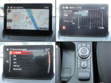 ナビやオーディオ、ご自身の運転記録やメンテナンスログを表示する「マツダコネクト」を搭載。人間工学に基づき、自然な位置に搭載されております。もちろんBluetooth等のオーディオにも対応しております。