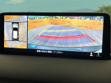 【360&deg;ビューモニター】専用のカメラにより、上から見下ろしたような視点で360度クルマの周囲を確認することができます☆死角部分も確認しやすく、狭い場所での切り返しや駐車もスムーズに行えます。