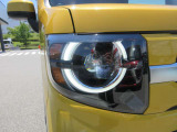明るいLEDヘッドライトで、夜道も安心して運転して頂けます。