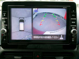 アラウンドビューモニター。空の上から見下ろすような視点でスムース駐車。
