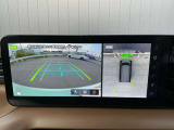 3Dビューが可能になった先進のアラウンドビューモニター。目視できないフードで隠れた路面の映像を表示したり、曲がり角などの死角を広角映像で表示したりできます。