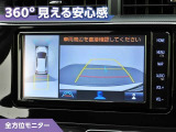フロントモニター・サイドモニター・バックモニターを使用し、車を上から見たような映像で駐車が出来ます!