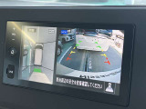 空から車を見たような「アラウンドビューモニター」!車の周りが一目で確認できるので、小さなお子様や障害物があっても安心して乗ることができます♪
