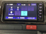 ワンセグテレビ、CD、Bluetoothオーディオなどが楽しめます。
