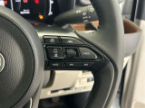 前方の車との車間を設定し、スピードを上げたり緩めたりを自動で行ってくれる追尾式の「レーダークルーズ」。上級装備の一つです!高級車にしかつかない嬉しい機能です。