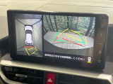 【パノラミックビューモニター】専用のカメラにより、上から見下ろしたような視点で360度クルマの周囲を確認することができます☆死角部分も確認しやすく、狭い場所での切り返しや駐車もスムーズに行えます。