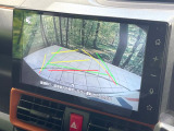 【バックカメラ】駐車時に後方がリアルタイム映像で確認できます。大型商業施設や立体駐車場での駐車時や、夜間のバック時に大活躍!運転スキルに関わらず、今や必須となった装備のひとつです!