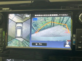 【アラウンドビューモニター】専用のカメラにより、上から見下ろしたような視点で360度クルマの周囲を確認することができます☆死角部分も確認しやすく、狭い場所での切り返しや駐車もスムーズに行えます。