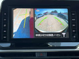 ナビのOPTボタンを二回押すことで運転席からの死角もカバーできます