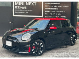 MINI John Cooper Works Eが入荷!!ミッドナイトブラック/レッドルーフの大人気の一台。各種に純正オプションパーツが装着されている特別BEVモデル!