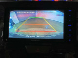 バックギアに入れると、このように後方が映し出されます!最終確認はご自身の目と耳で必ず行ってください!安全第一で!