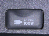 AC100V100Wのコンセントを装備しております。