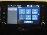 オーディオモードメニュー、AM・FMラジオ Bluetoothも接続可能!