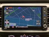 ナビゲーションはフルセグTV、インターナビ対応のGathers純正メモリーナビを搭載しています。Bluetoothオーディオ機能がありますので、スマートフォンなどの音楽も再生できます。