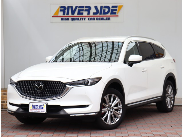 CX-8 2.2 XD エクスクルーシブ モード 4WD 茶革エアシート後席モニターDVDフルセグ