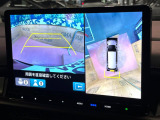 【マルチビューカメラシステム】専用のカメラにより、上から見下ろしたような視点で360度クルマの周囲を確認することができます☆縦列駐車や幅寄せ時に活躍してくれます♪