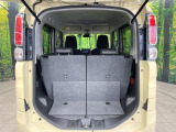 普段のお買い物や通勤、送迎等に十分な荷室スペースを確保しております。セカンドシートを倒すと、大きな荷物の積載も可能です♪