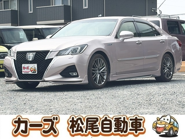 クラウンアスリート ハイブリッド 2.5 G 保証12ヵ月・走行無制限 純正HDDナビ