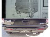 駐車時の接近物確認を補助する障害物センサー付きです。