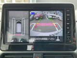 アラウンドビューモニターで全周囲が見えるのでバックや駐車が苦手な方も安心です。