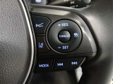 ステアリング右側には、運転支援機能を手元で操作できるスイッチ類を配置しています