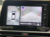 【アラウンドビューモニター】車を上から見下ろしているかのような映像で周囲の状況がひと目で確認、狭い駐車場に駐車するときも安心です♪