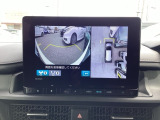 フロントカメラ装備です。運転席から見づらいバンパー下部を映します。