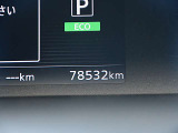 入庫時の走行距離です。