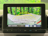 【バックカメラ】駐車時に後方がリアルタイム映像で確認できます。大型商業施設や立体駐車場での駐車時や、夜間のバック時に大活躍!運転スキルに関わらず、今や必須となった装備のひとつです!